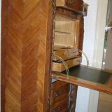 secretary style louis xv curved rosewood