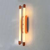 Neon Orange Wall Light, 1990