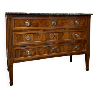 Mahogany chest of drawers Louis XVI style XIXth