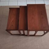 Tables gigognes teck de Arne Hovmand-Olsen