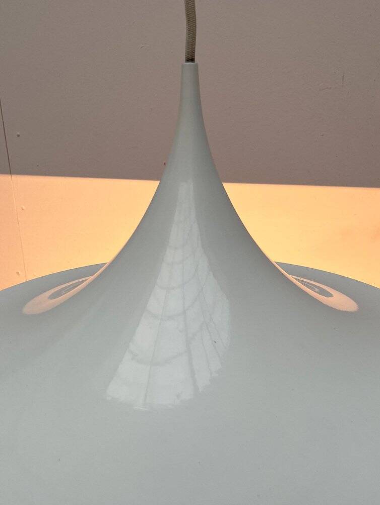 Semi-suspended space mid-century lamp by Bondrup & Thorup for Egoluce, Italy, 1970s.