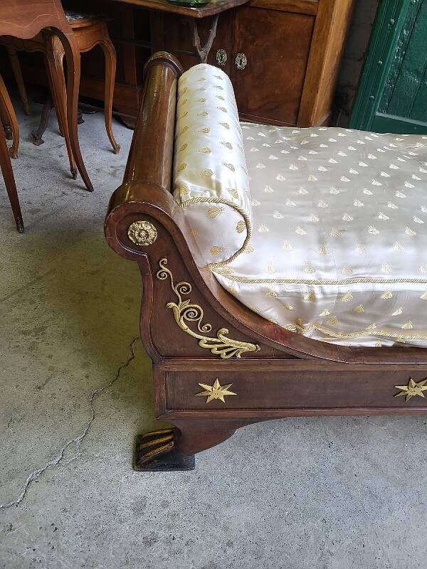 bench sofa bed 19th century empire daytime
