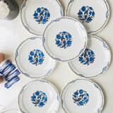 Blue bird model plates signed M Goupy 1925