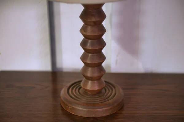 Brutalist lamp in the style of Charles Dudouyt, 1950s