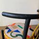 Metal tubular chairs Memphis 1980s