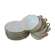 6 cups and white porcelain cups of Limoges