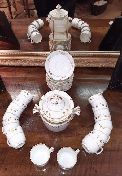 Set coffee in Paris porcelain