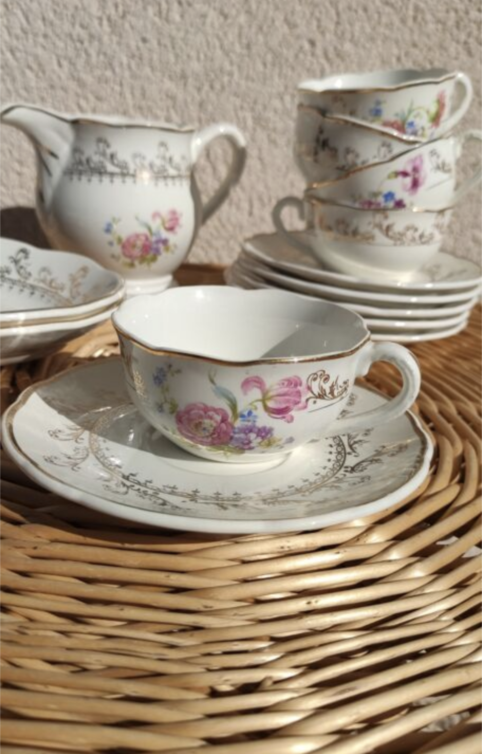 Coffee or tea service digoin sarreguemines