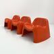 Fauteuil Toga orange par Sergio Mazza pour Artemide, 1960