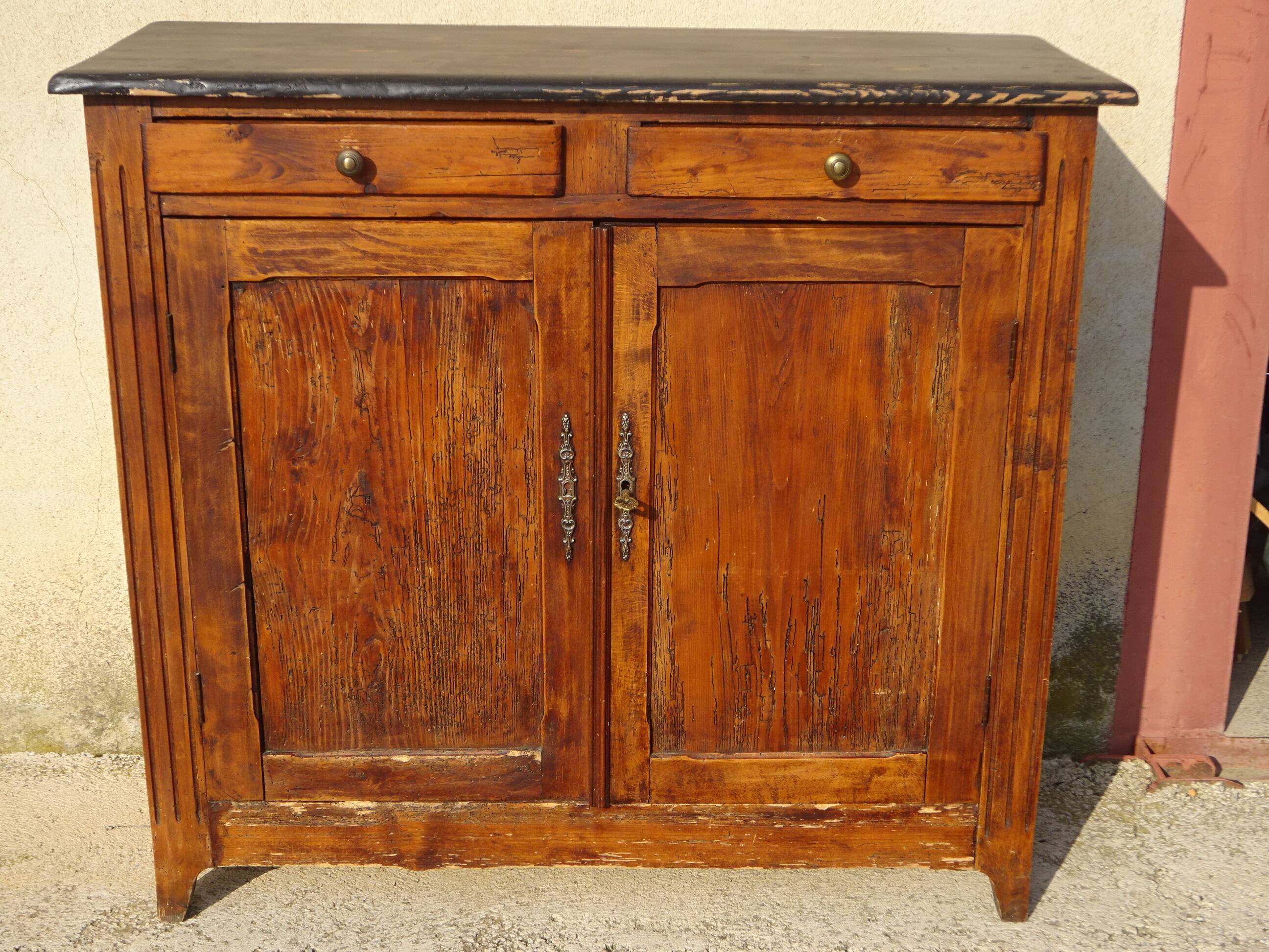 Very old Parisian sideboard