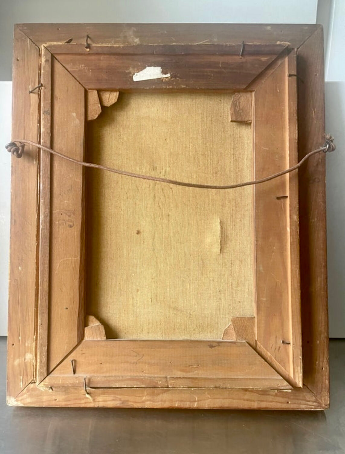 Portrait of a lady oil on canvas With Wooden gilded  frame signed 1928