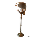 Floor lamp Table lamp signed Malabert house 1930 Art Deco DLG rings Quinet