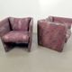 Vintage Postmodern Club Chairs, 1980, Set of 2