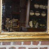 Louis Philippe style gilt mirror 78x105cm