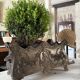 Large cast iron planter