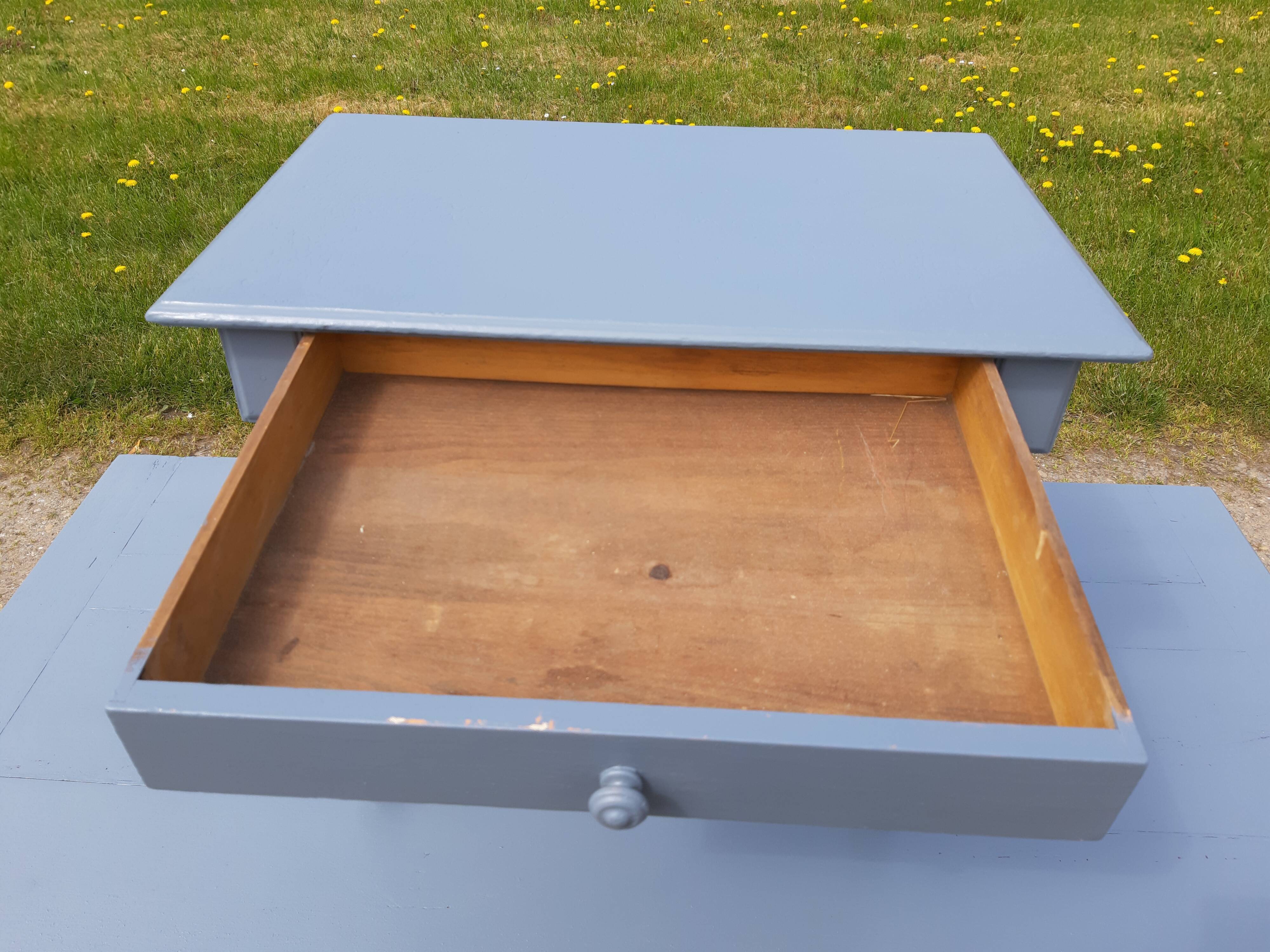 Table Child 19th Old Grey Ceruse