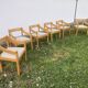 Six Carimate Cassina armchairs 1960's by Vico Magistretti