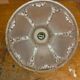 Antique Pendant Light Globe Molded Glass Art Deco Frosted Vintage