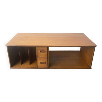 1960/70s Mid-century teak media Unit / TV stand / low cabinet by Meredrew