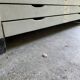 Map cabinet, vintage wooden architect's plan cabinet with 8 drawers