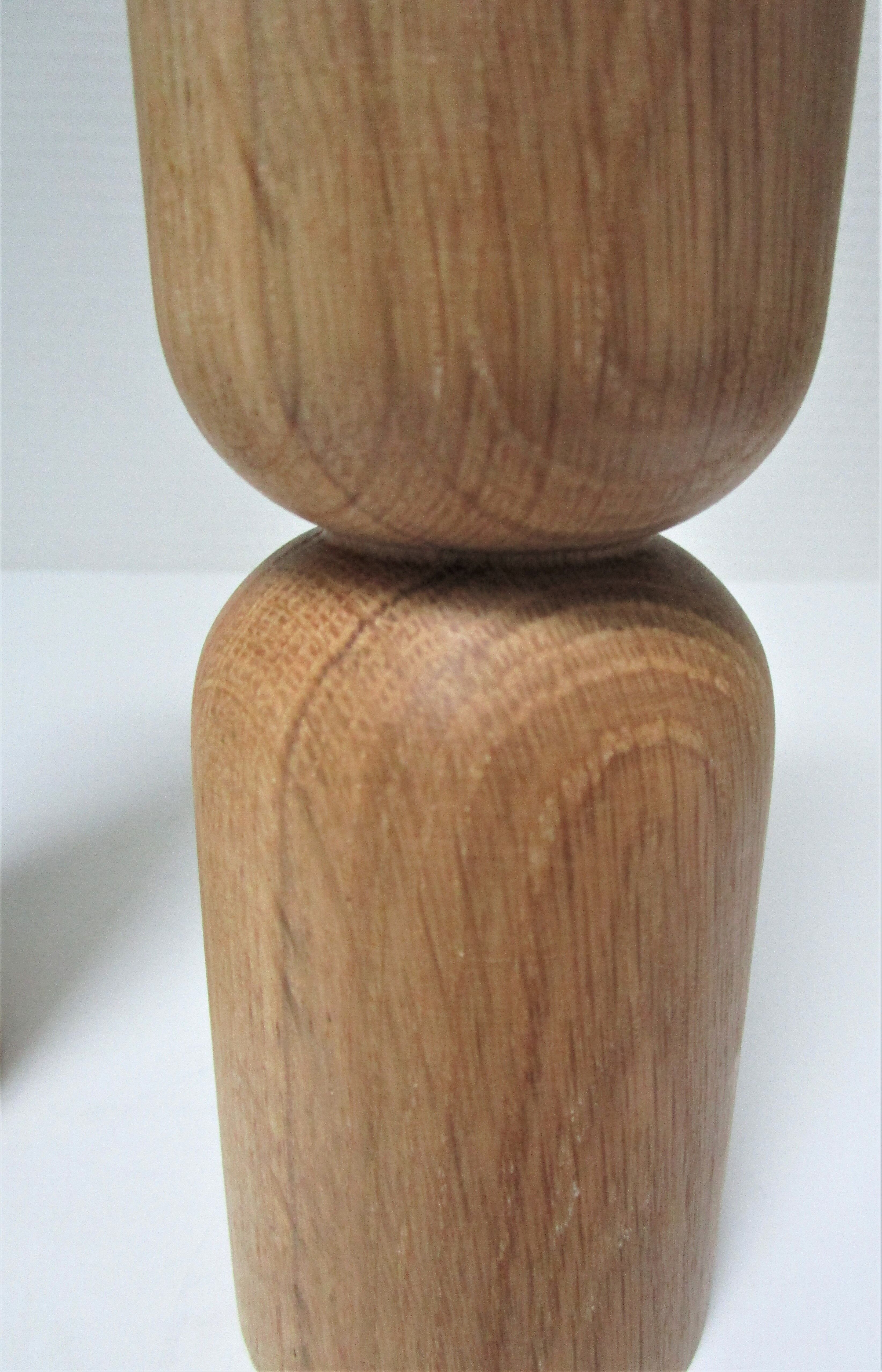 Pair of solid wood candlesticks design