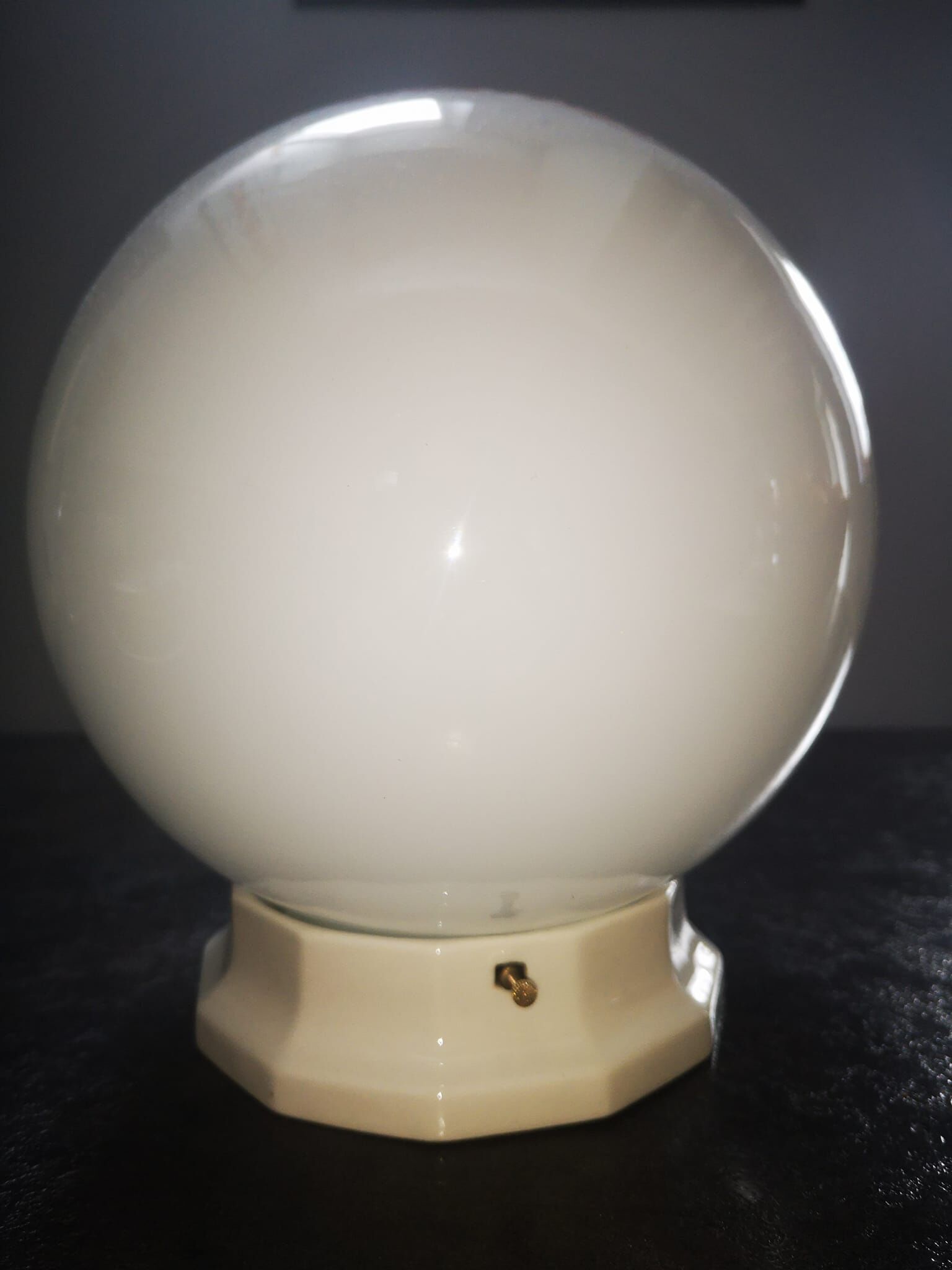 Ceiling lamp opaline globe