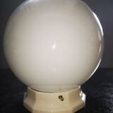Plafonnier globe opaline