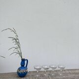 4 blown glasses / antique cups