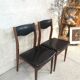 Paire de chaises scandinaves 50/60 teck