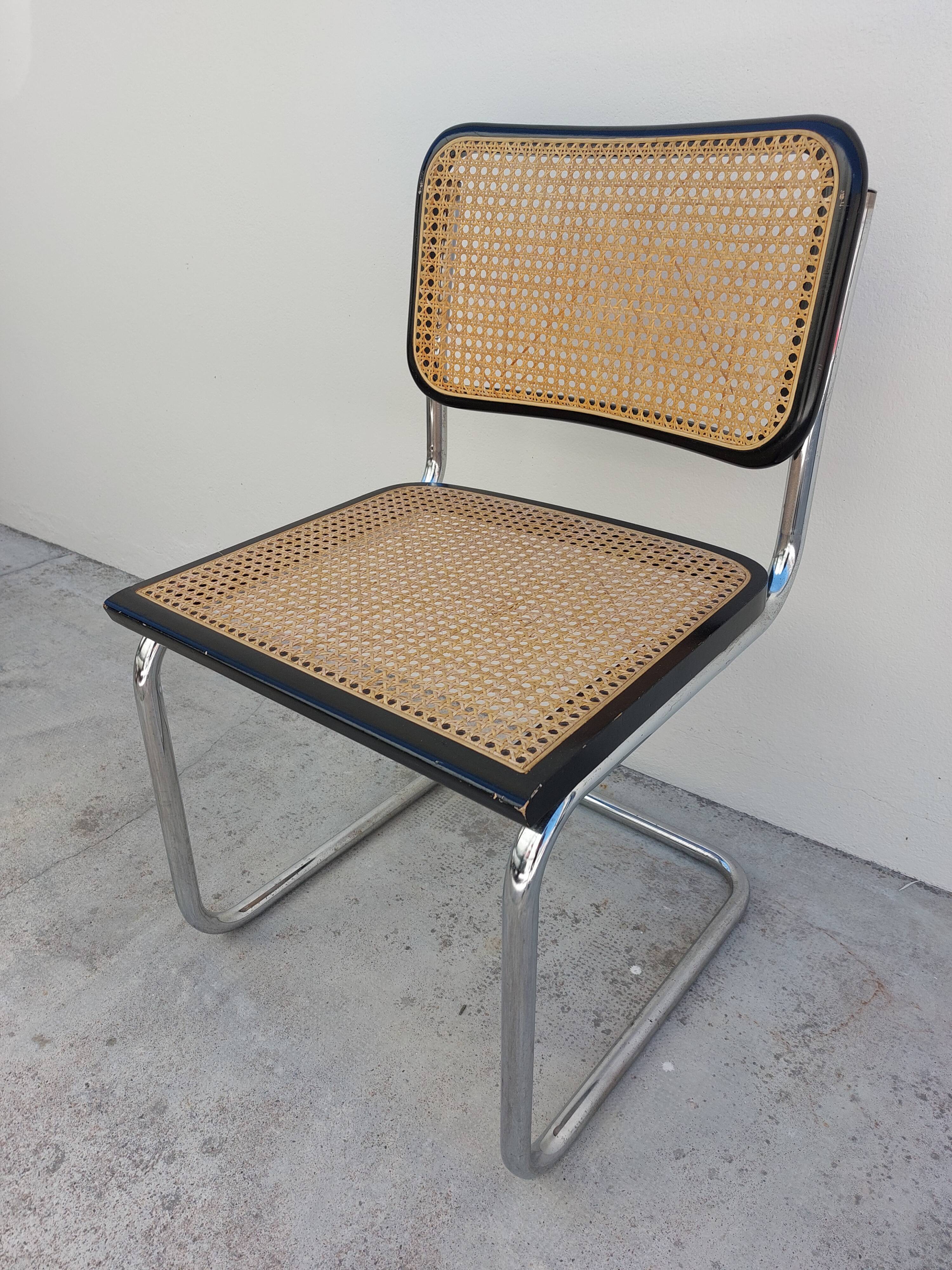 Chair Marcel Breuer B32 signed Italy cesca