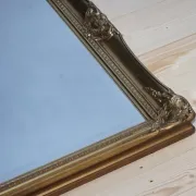 Large Bevelled Wall Mirror Ornate Vintage