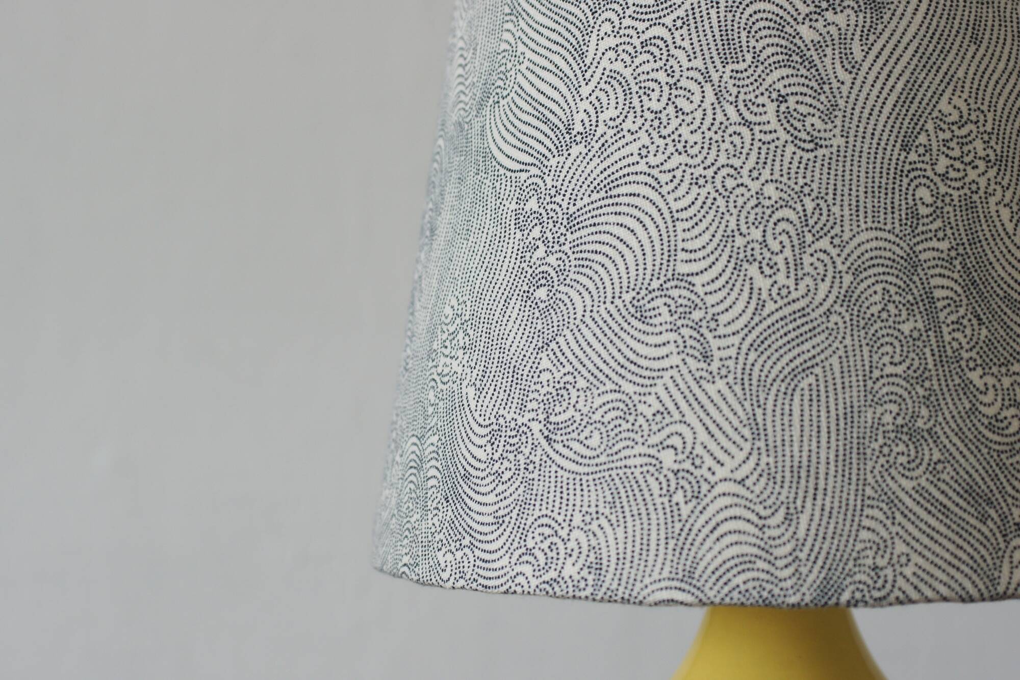 Yellow Ceramic Table Lamp by Hasle Keramik, Denmark, 1970s