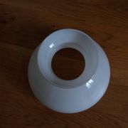 Opaline glass lampshade for suspension