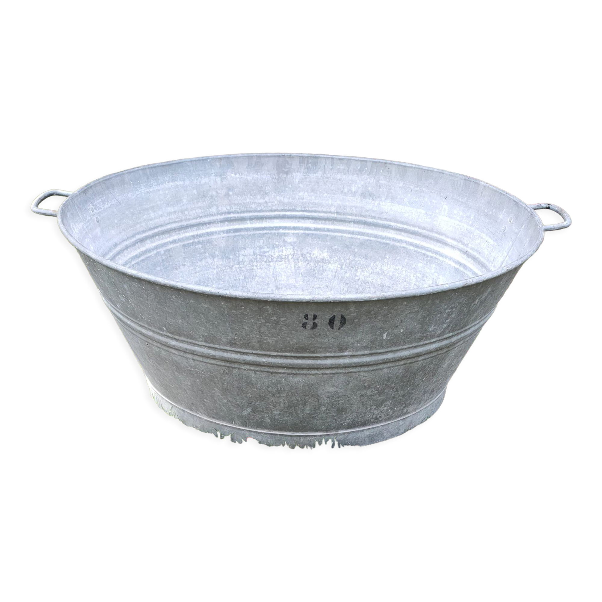 Bassine en zinc