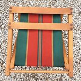 Folding chair of fisherman fabric bayadère