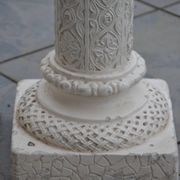 2 old plaster columns