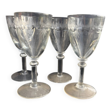 4 verres vin