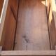 Solid oak chest