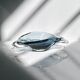 Italian Vide Poche Murano 1970s Grey Blue