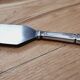 Silver metal pie shovel knife