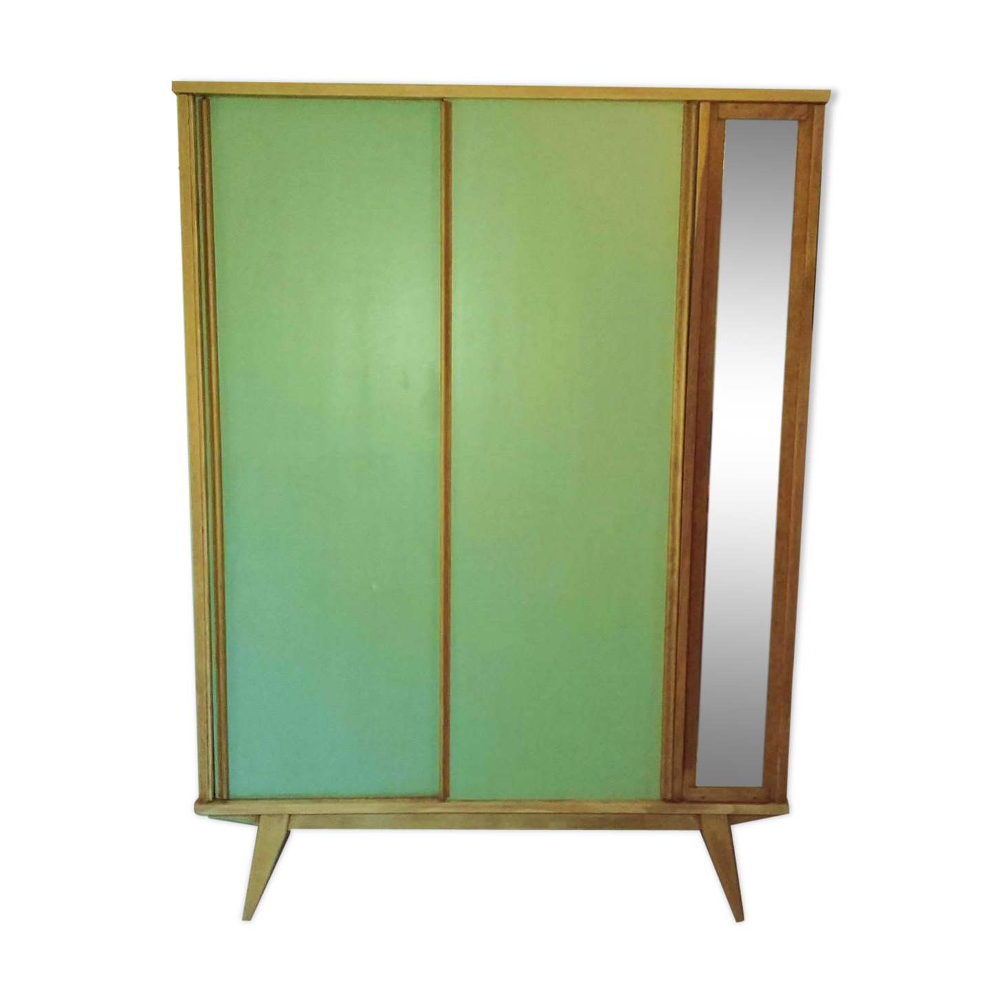 Armoire vintage pieds compas