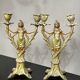 Pair of antique Art Nouveau candlesticks.