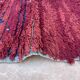 Tapis Marocain Boujad rouge - 110 x 323 cm