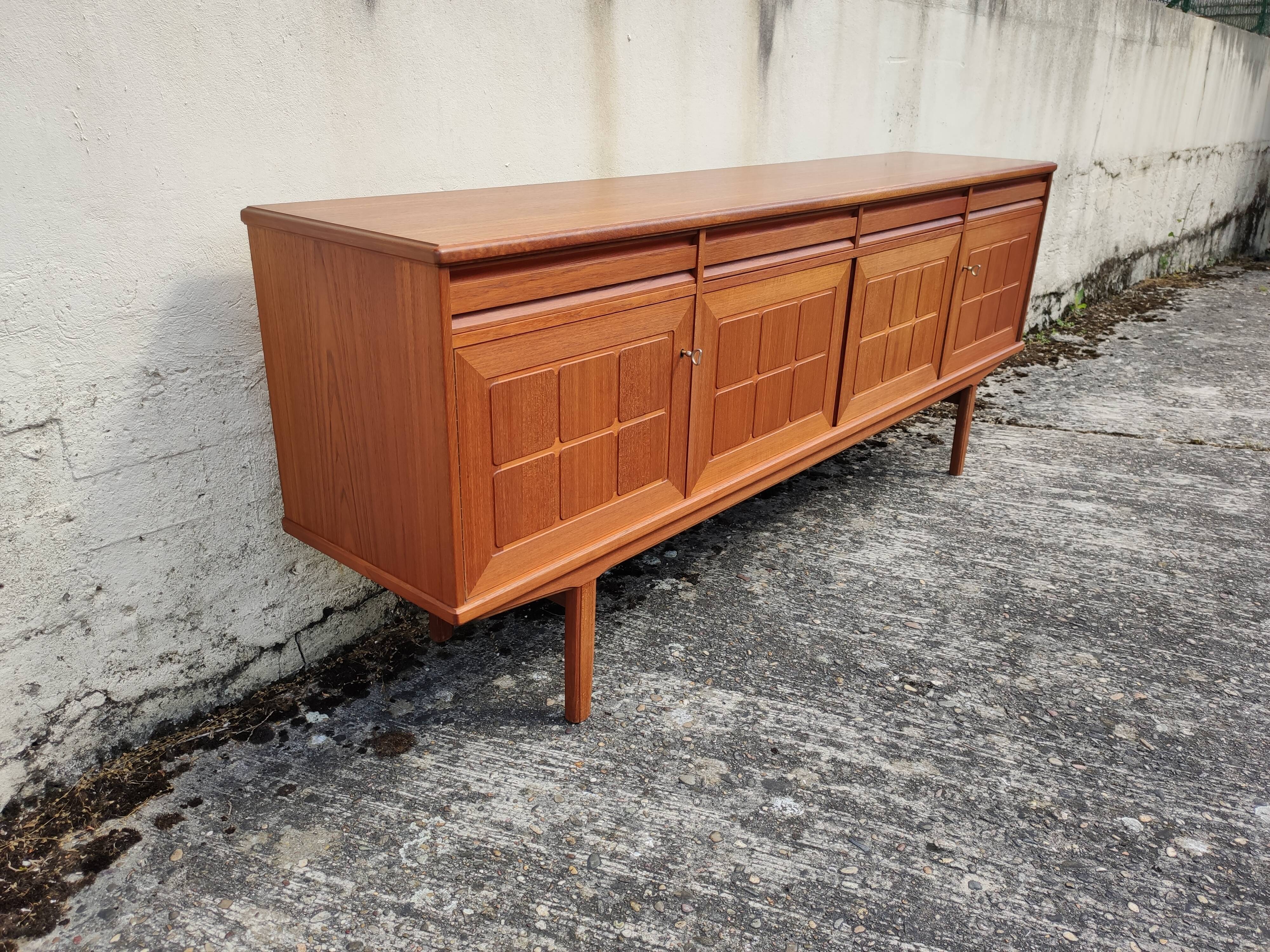 Scandinavian teak strand Nordas Bruk Norway 1960s