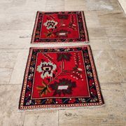 Small vintage decorative kilim rug 77x81 cm