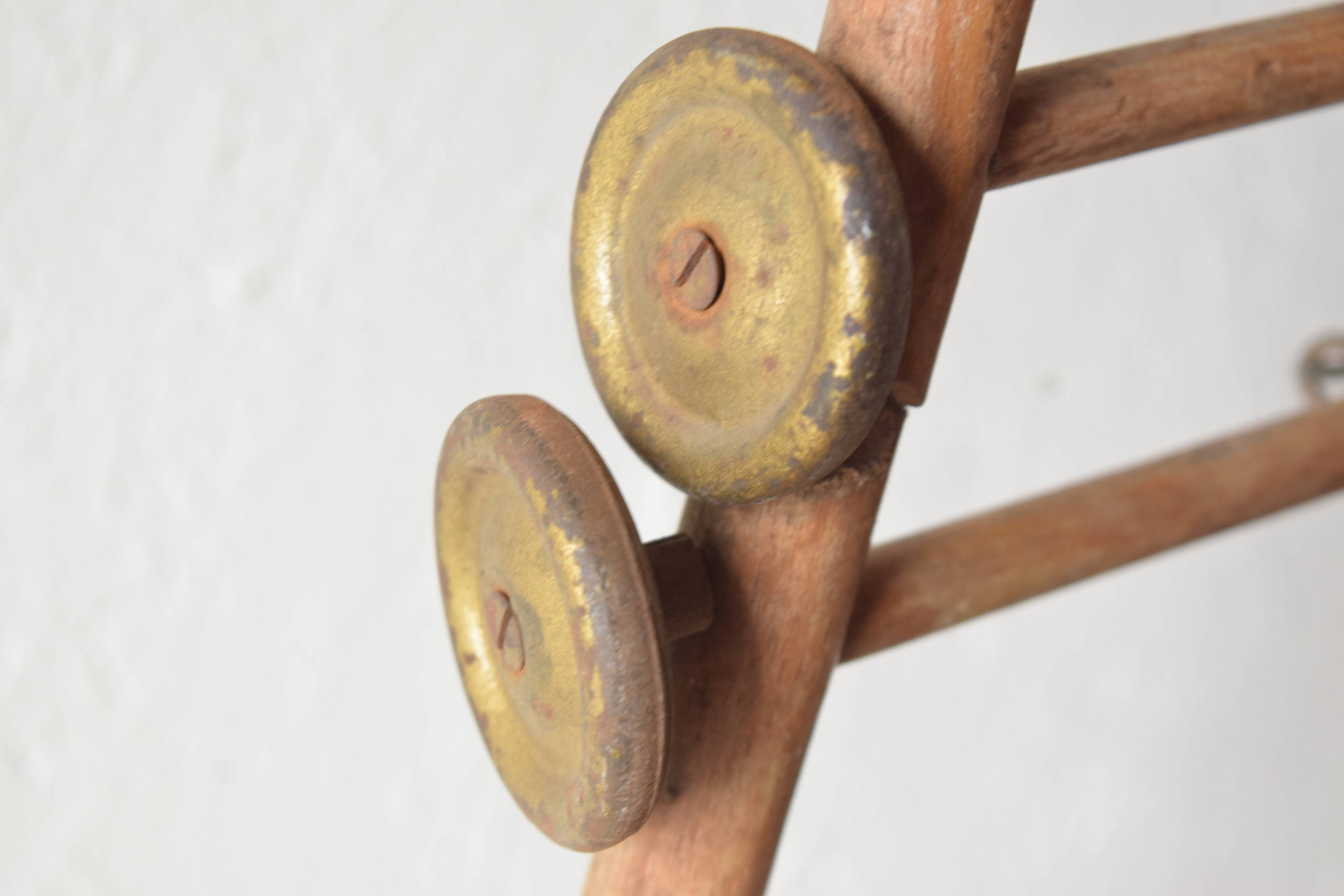 Torck - Antique wooden doll's high chair - 1950