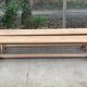 Extendable farmhouse table renovated in solid raw oak 2 drawers 2 benches 20