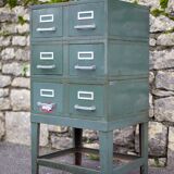 Vintage Strafor furniture, 6-drawer furniture, vintage metal furniture, industrial, loft decor, 50's