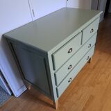 Commode scandinave vert forêt