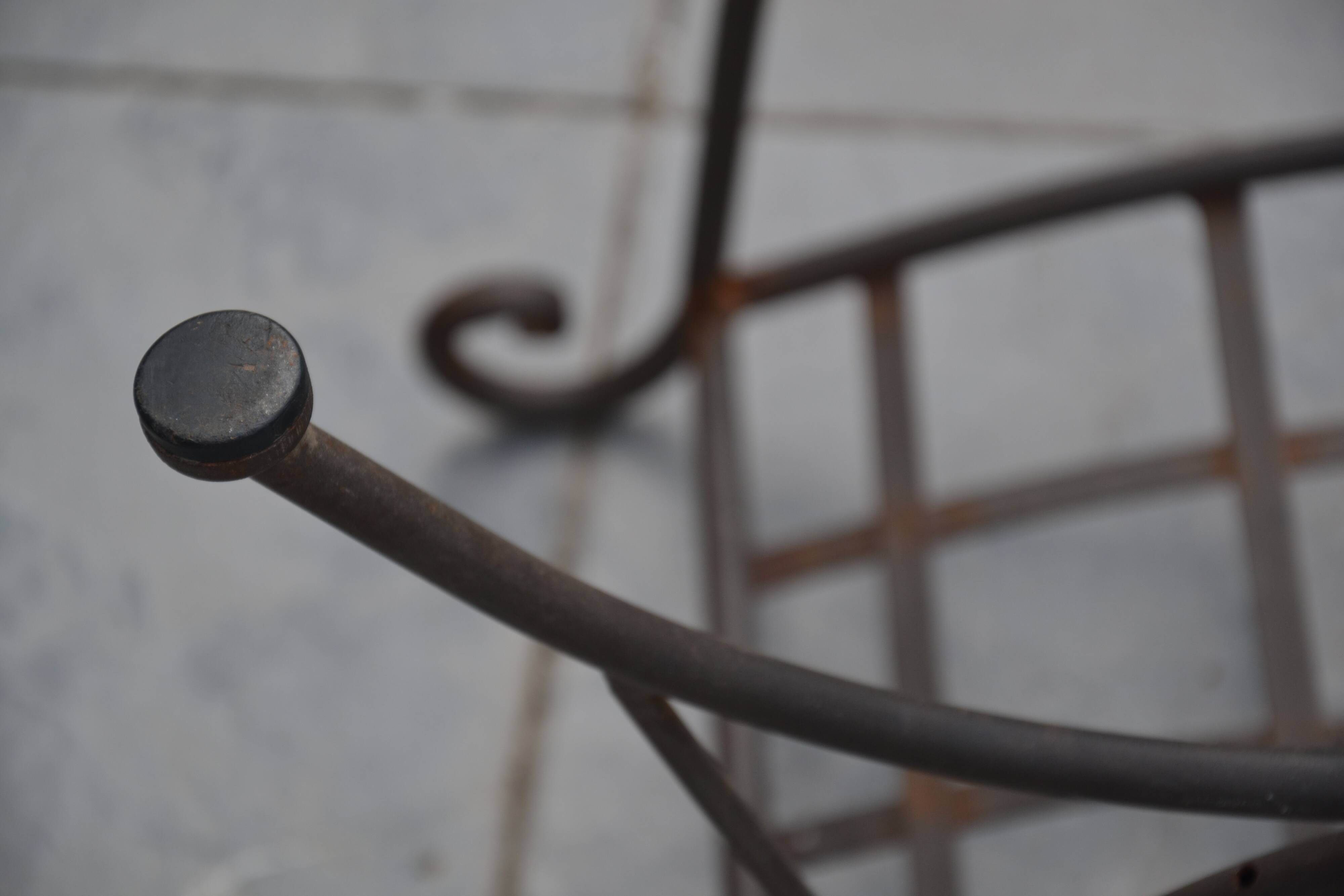 Curule stool/seat in Neo-Classical Empire style